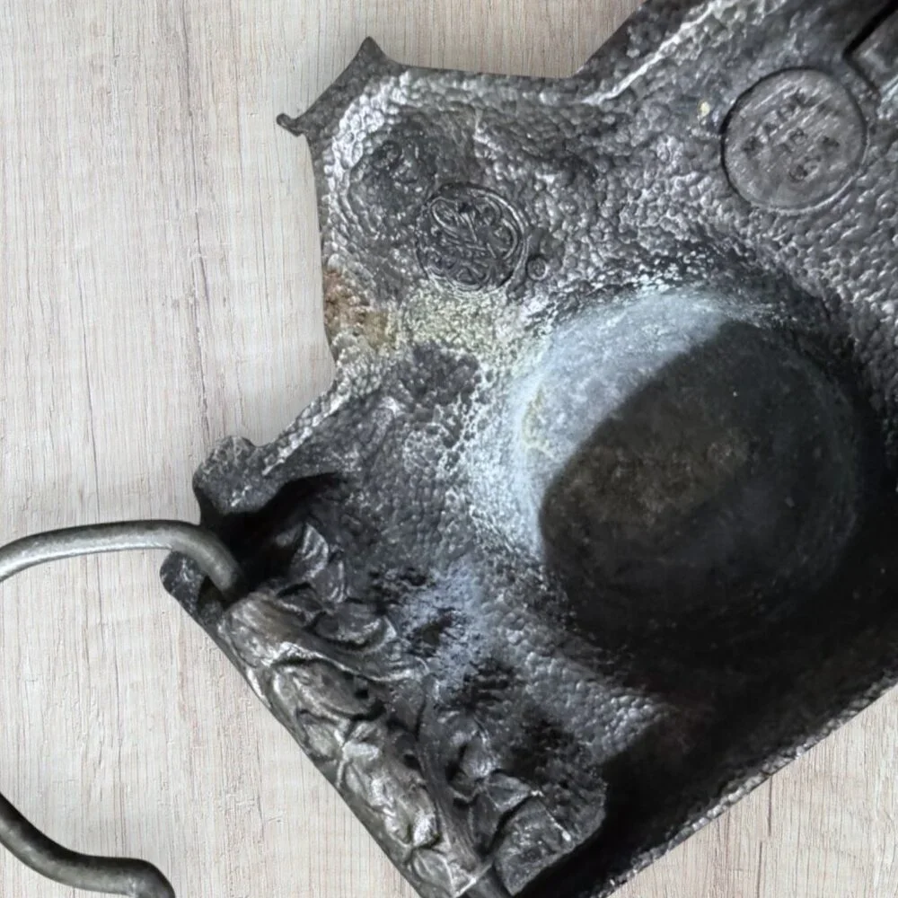 Bergamot Brass Works Vintage Camera Belt Buckle Made in USA 1979 Metal Pewter